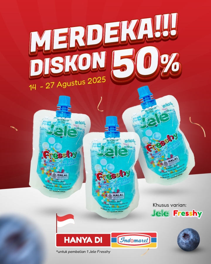 Sambut Merdeka DISKON 50%